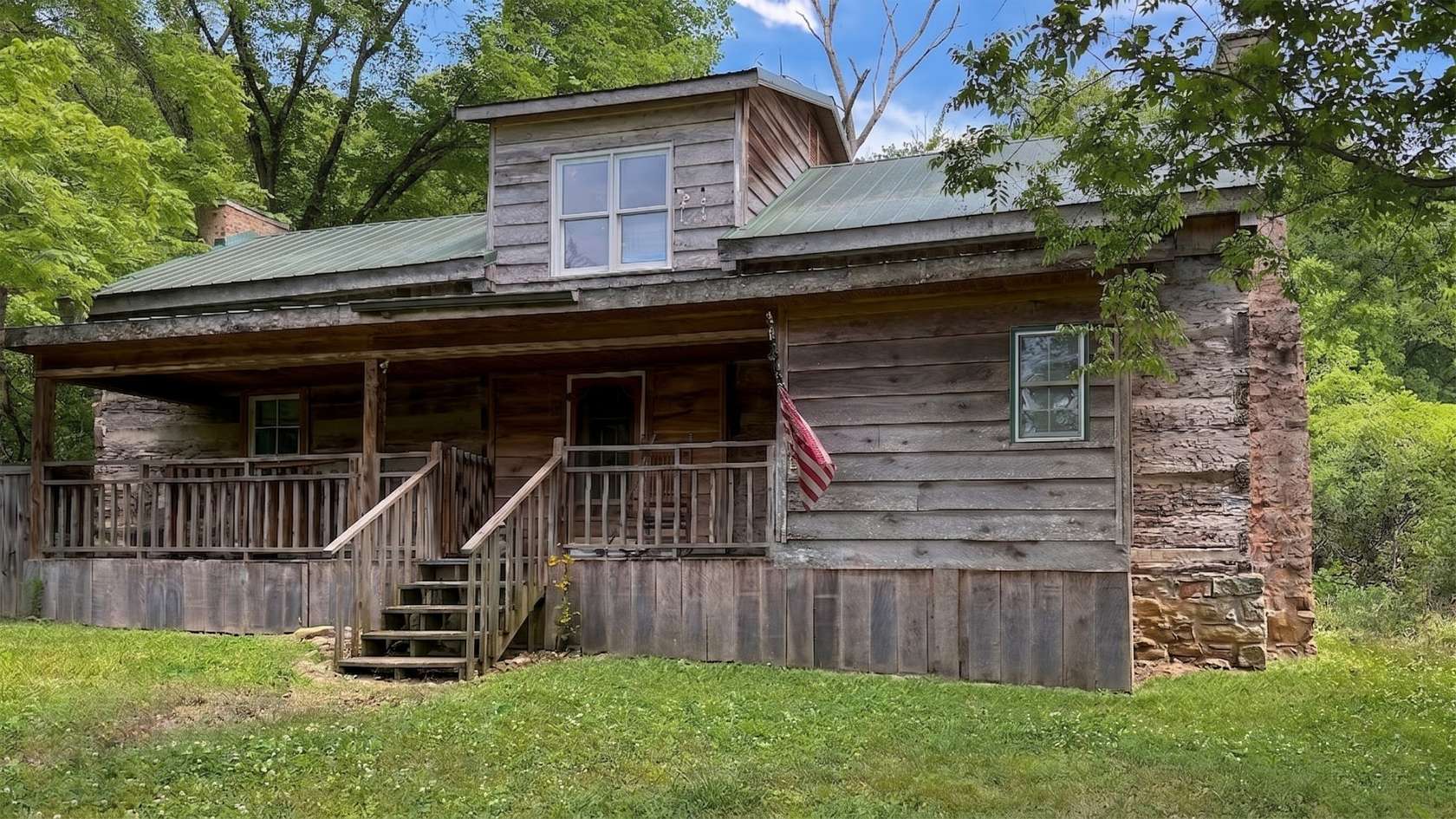 55.5 Acres of Recreational Land with Home for Sale in Dellrose, Tennessee