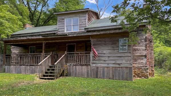 55.5 Acres of Recreational Land with Home for Sale in Dellrose, Tennessee