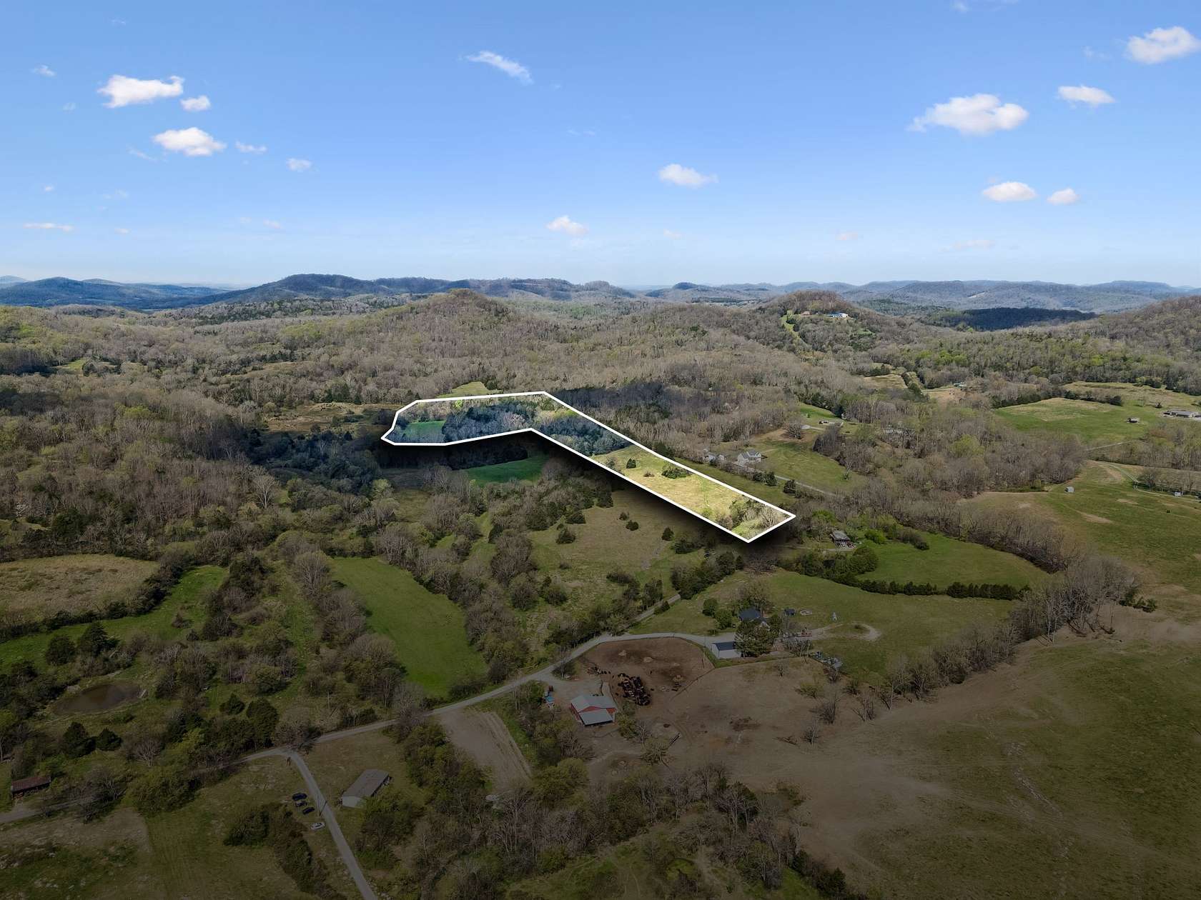 11.6 Acres of Land for Sale in Auburntown, Tennessee