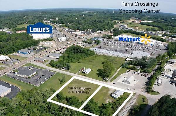 0.6 Acres of Commercial Land for Sale in Paris, Tennessee