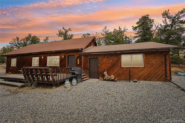 10.2 Acres of Recreational Land with Home for Sale in Hartsel, Colorado