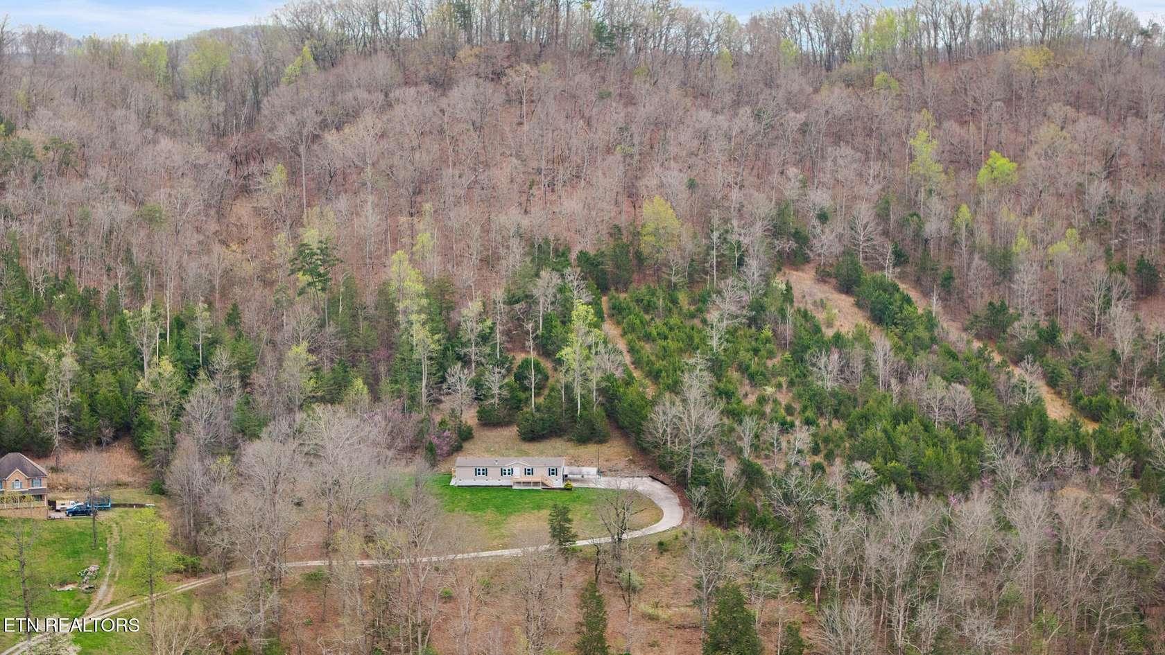 8.59 Acres of Land with Home for Sale in Heiskell, Tennessee