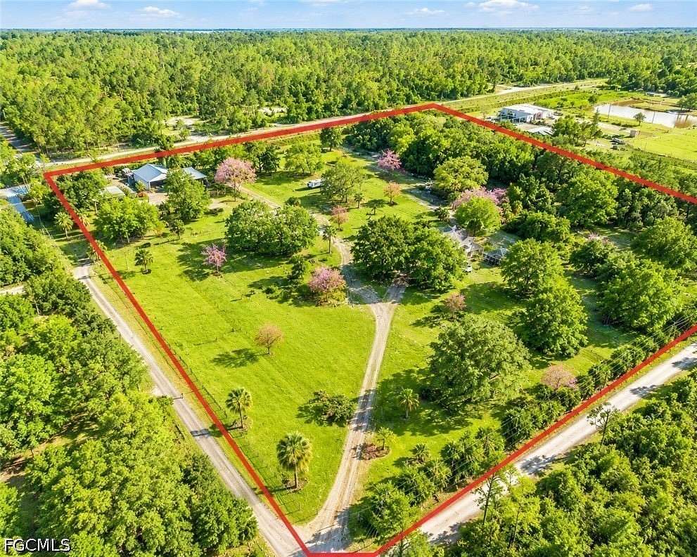 10 Acres of Land with Home for Sale in Alva, Florida