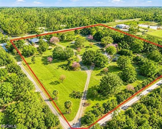 10 Acres of Land with Home for Sale in Alva, Florida