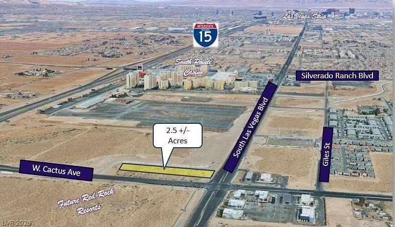 2.5 Acres of Commercial Land for Sale in Las Vegas, Nevada