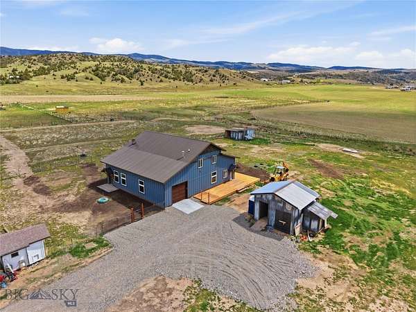 10 Acres of Land with Home for Sale in Three Forks, Montana