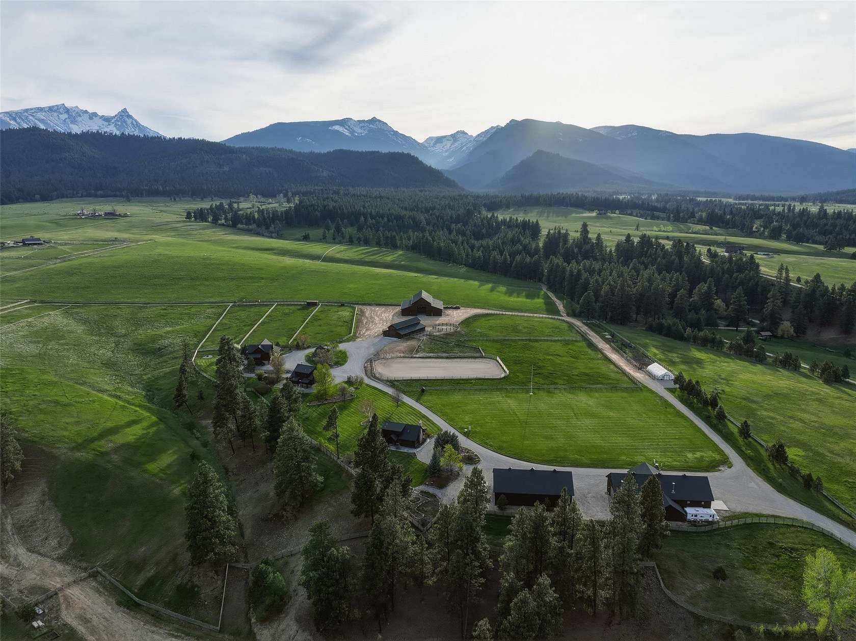 155 Acres of Agricultural Land with Home for Sale in Darby, Montana