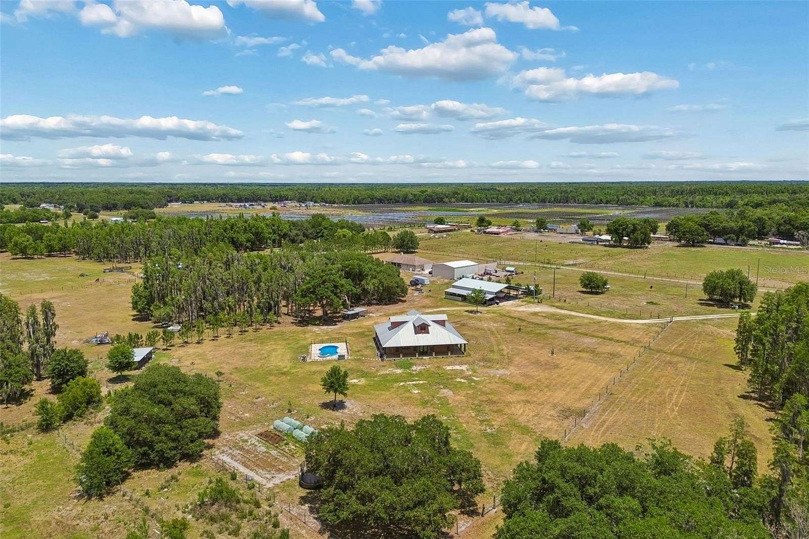 10 Acres of Land with Home for Sale in Zephyrhills, Florida
