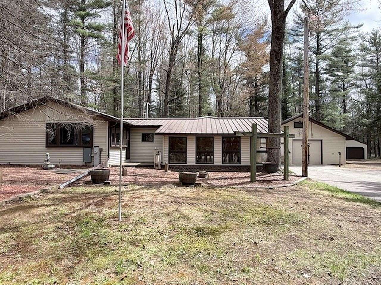 2.34 Acres of Land with Home for Sale in White Lake, Wisconsin