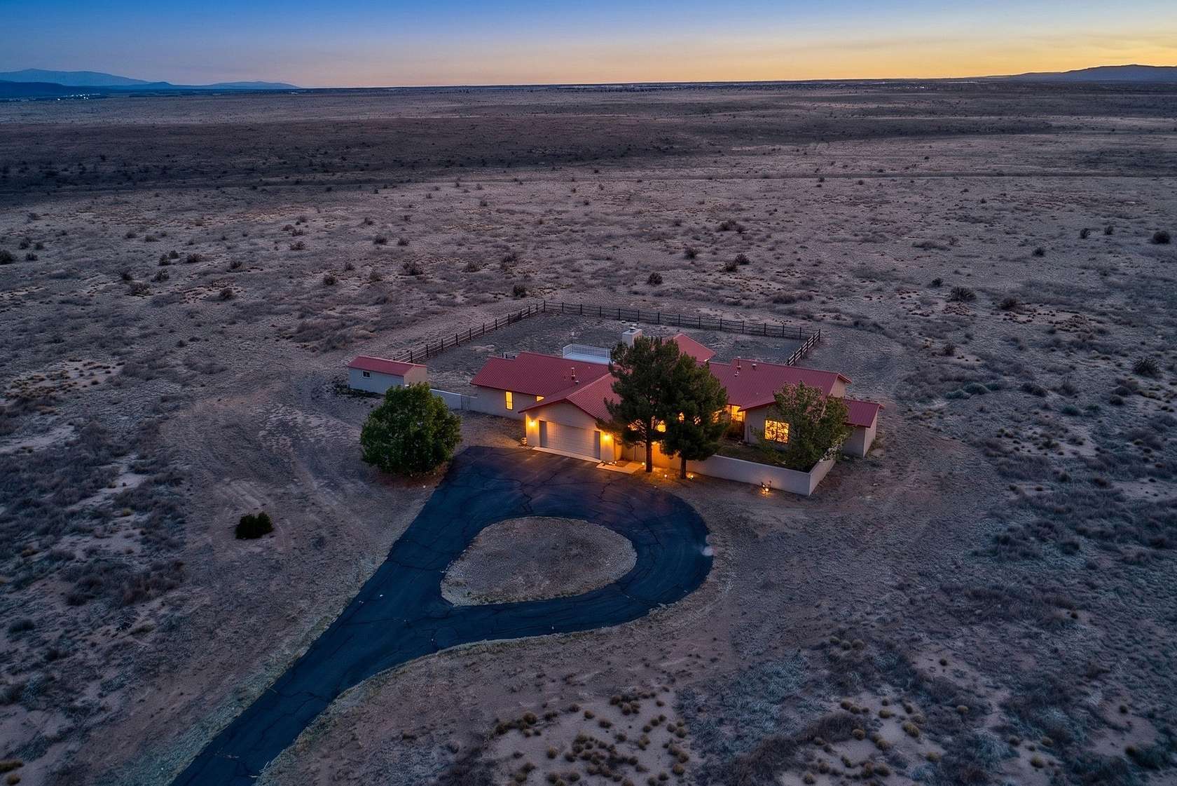 12.8 Acres of Land with Home for Sale in Santa Fe, New Mexico