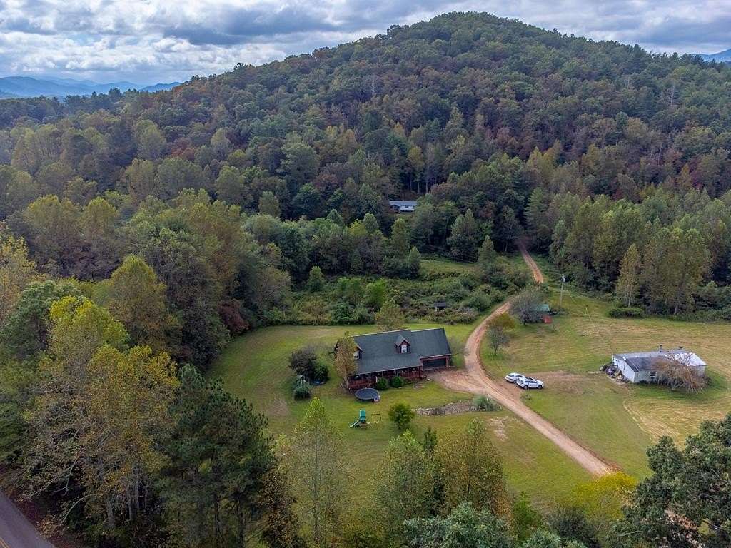 7.6 Acres of Land with Home for Sale in Franklin, North Carolina
