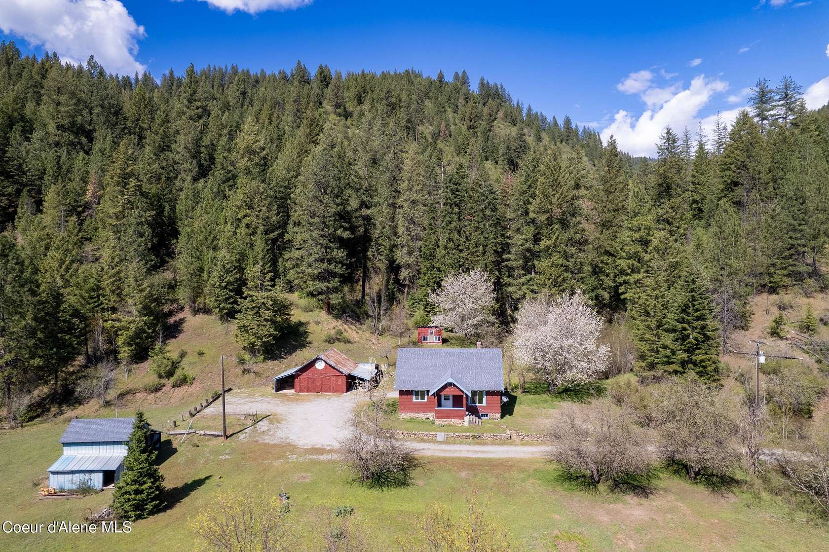 6 Acres of Land with Home for Sale in Osburn, Idaho