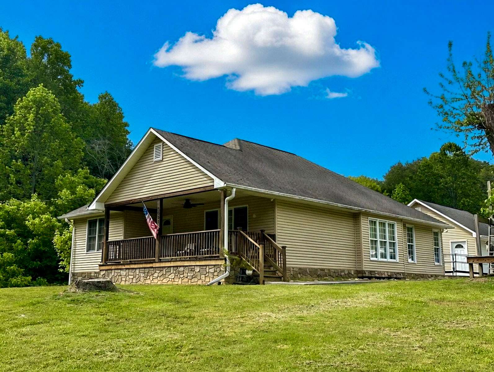 15.5 Acres of Land with Home for Sale in Dandridge, Tennessee