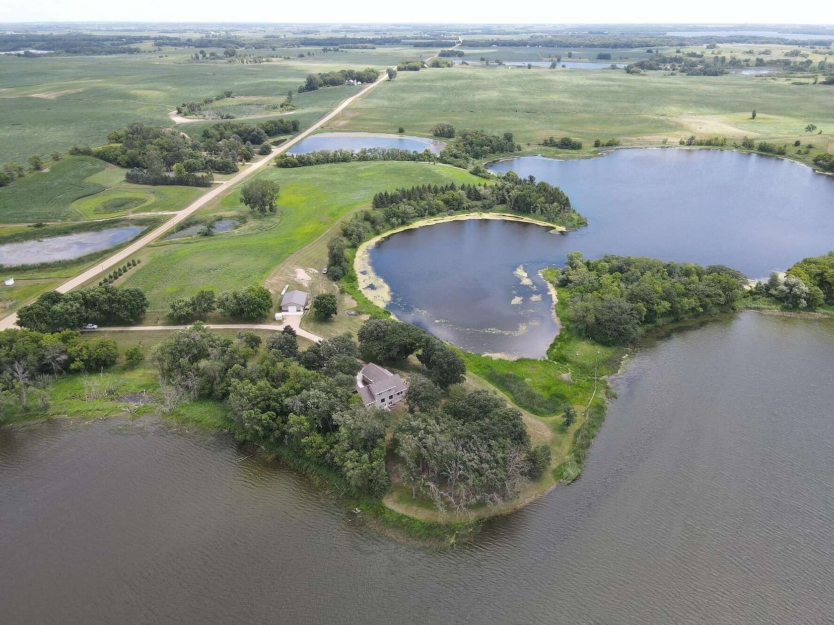 9.7 Acres of Land with Home for Sale in Spicer, Minnesota