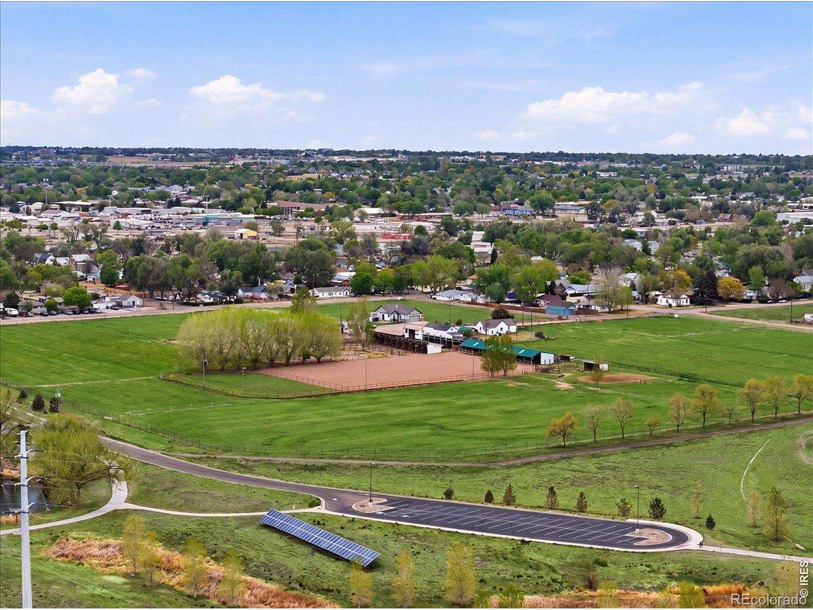 21.6 Acres of Land with Home for Sale in Evans, Colorado