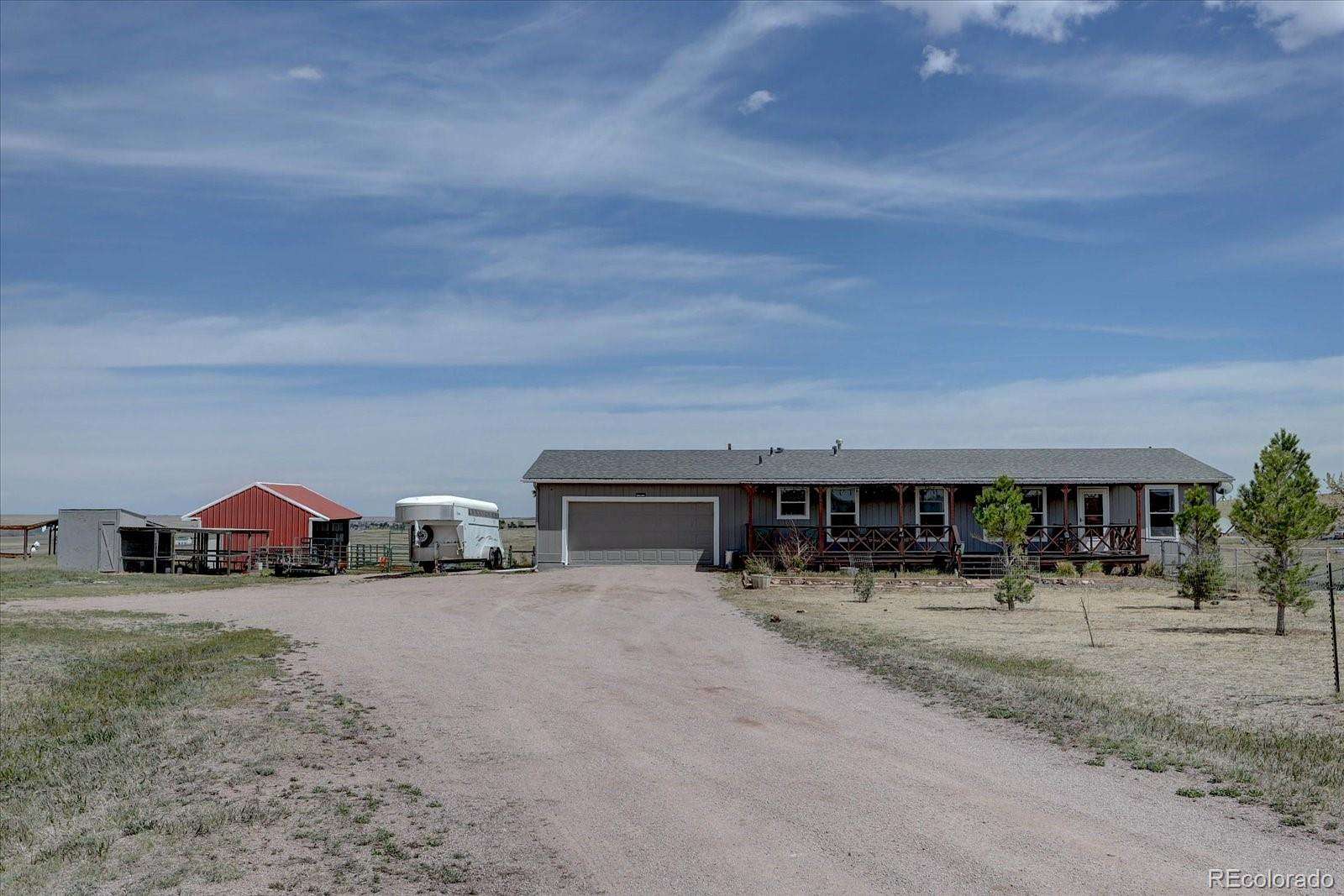 8.12 Acres of Land with Home for Sale in Kiowa, Colorado