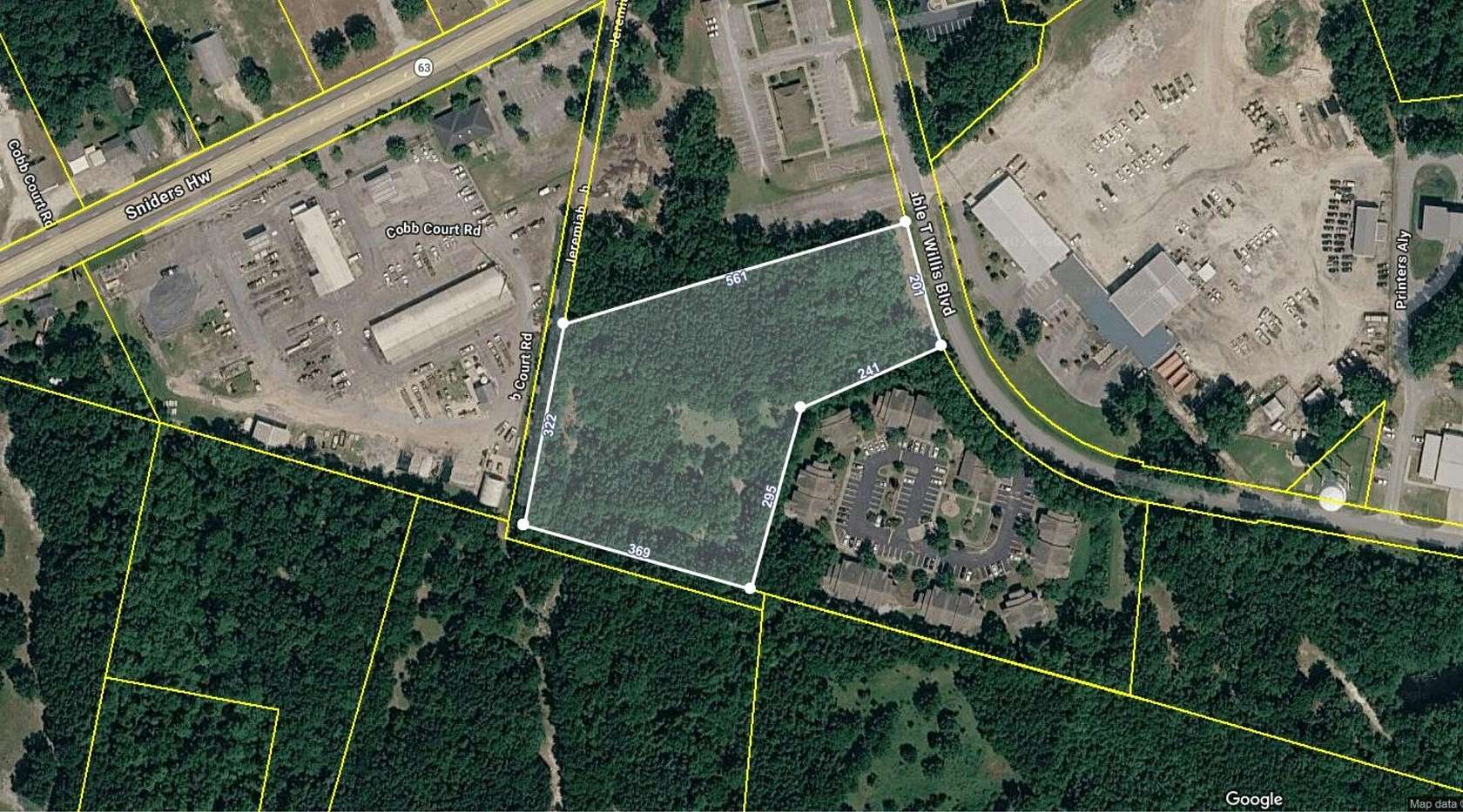 4.7 Acres of Commercial Land for Sale in Walterboro, South Carolina