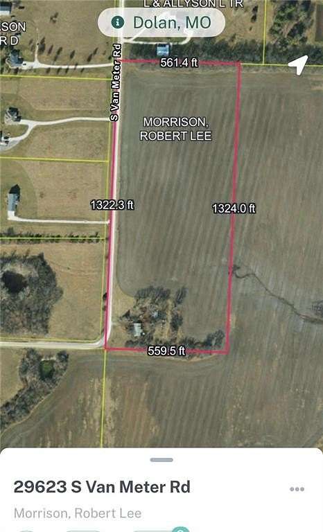 17 Acres of Land for Sale in Freeman, Missouri