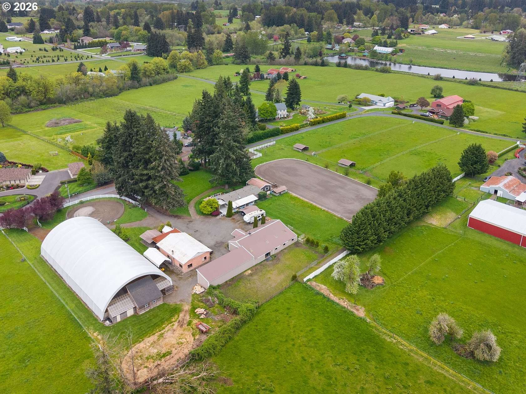 10 Acres of Land with Home for Sale in Ridgefield, Washington