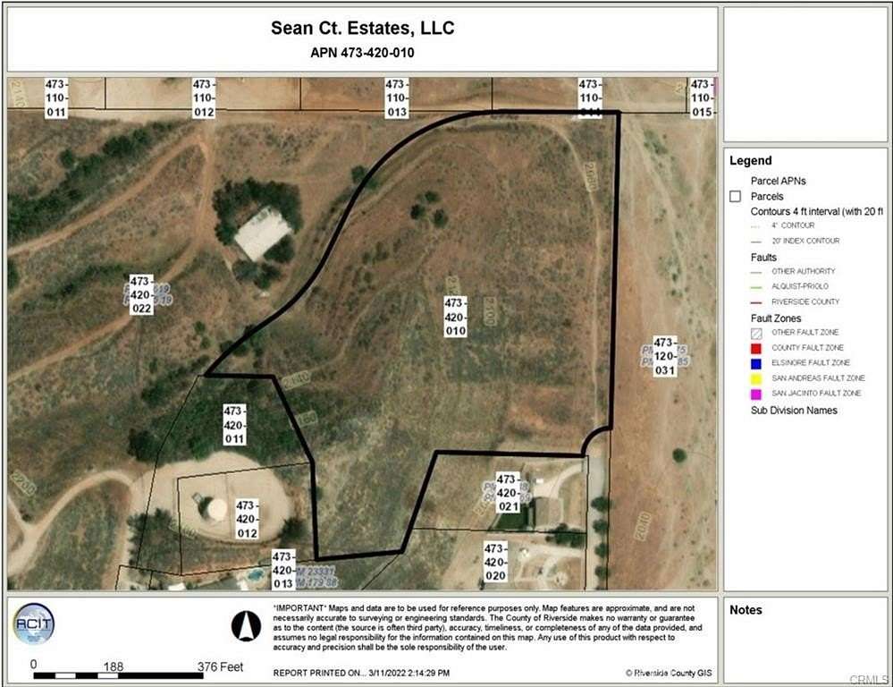 8.48 Acres of Residential Land for Sale in Moreno Valley, California