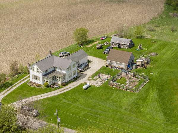 80 Acres of Agricultural Land with Home for Sale in Saukville, Wisconsin