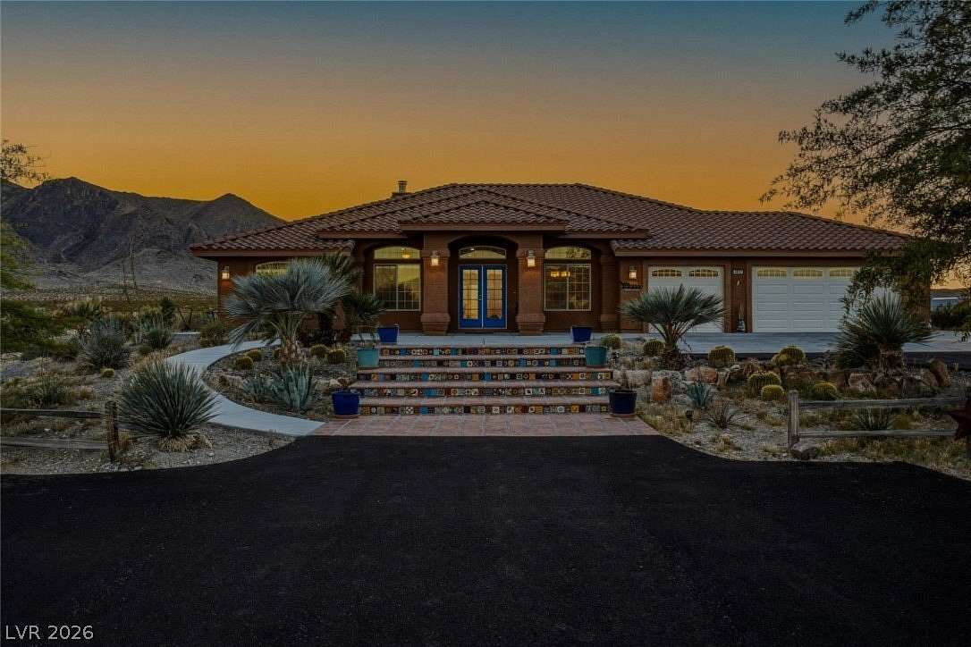 4.9 Acres of Land with Home for Sale in Pahrump, Nevada