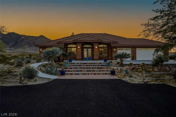 4.9 Acres of Land with Home for Sale in Pahrump, Nevada