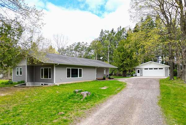 5.1 Acres of Land with Home for Sale in Ladysmith, Wisconsin