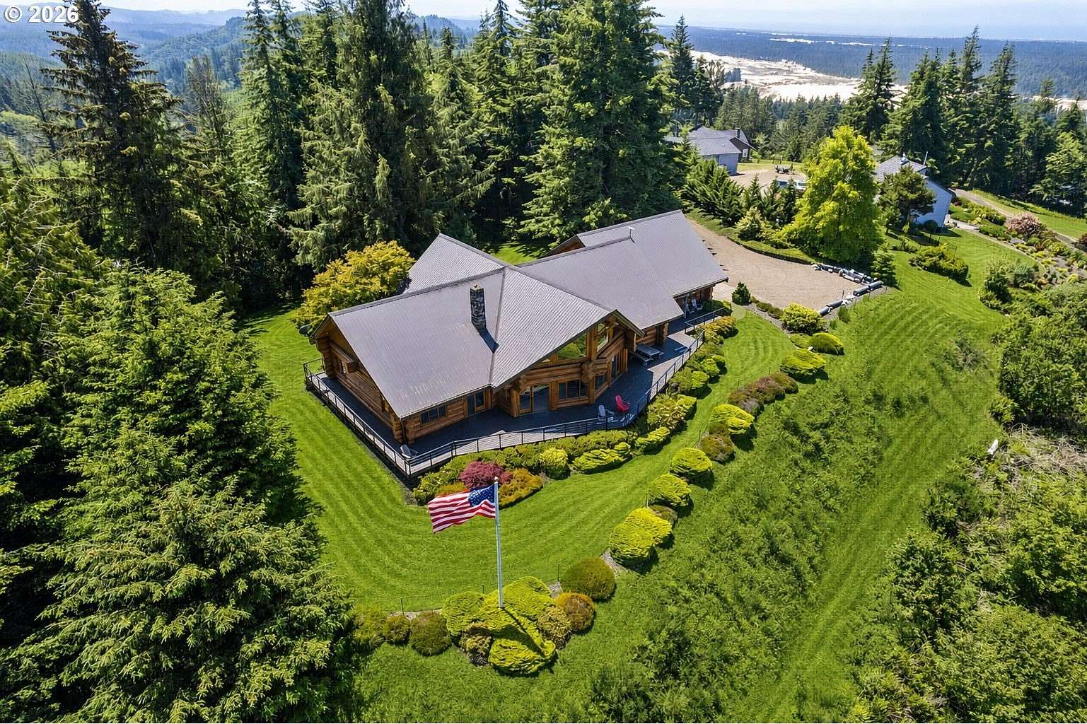 43.5 Acres of Recreational Land with Home for Sale in Florence, Oregon