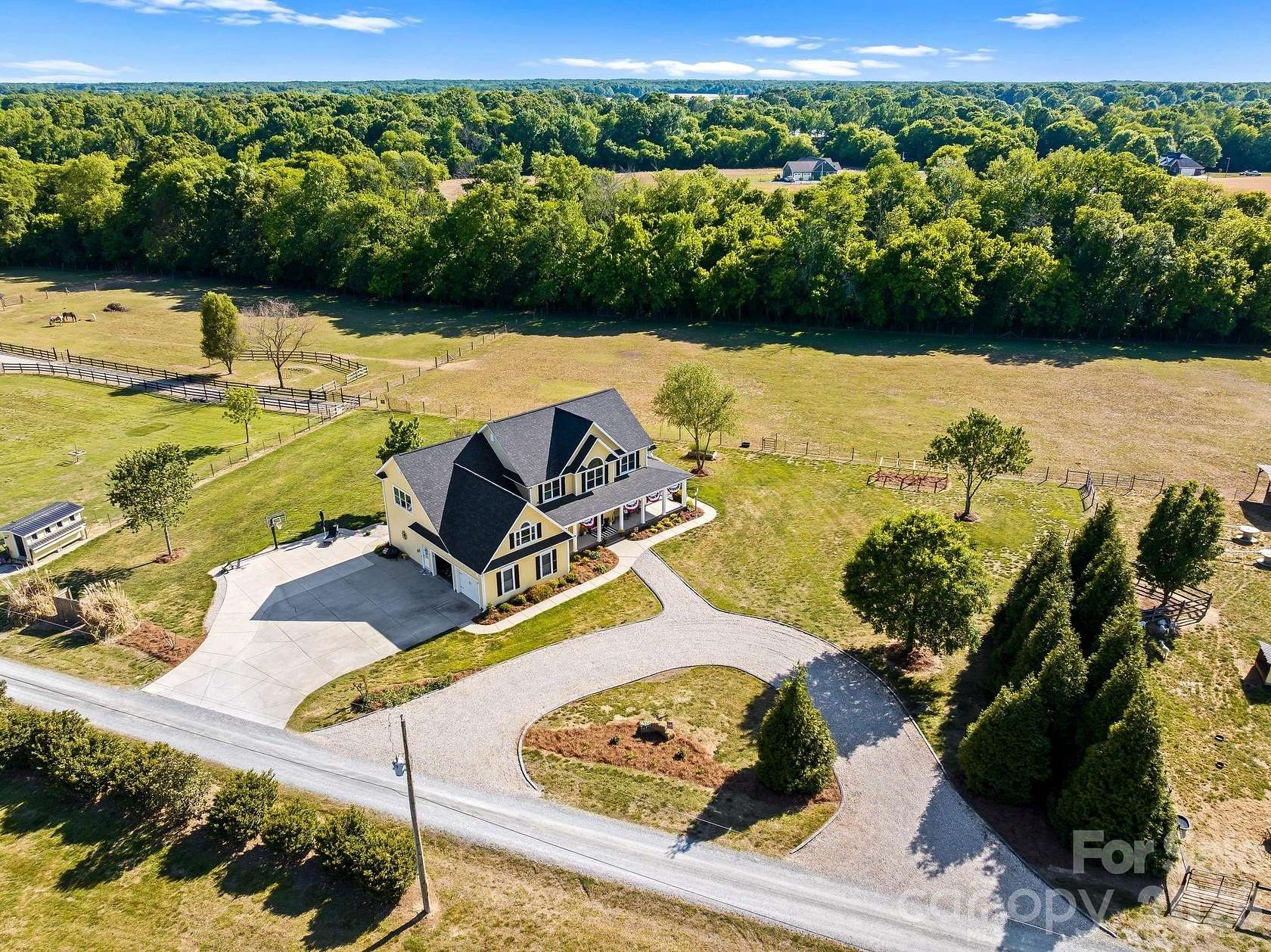 11.7 Acres of Land with Home for Sale in Indian Trail, North Carolina