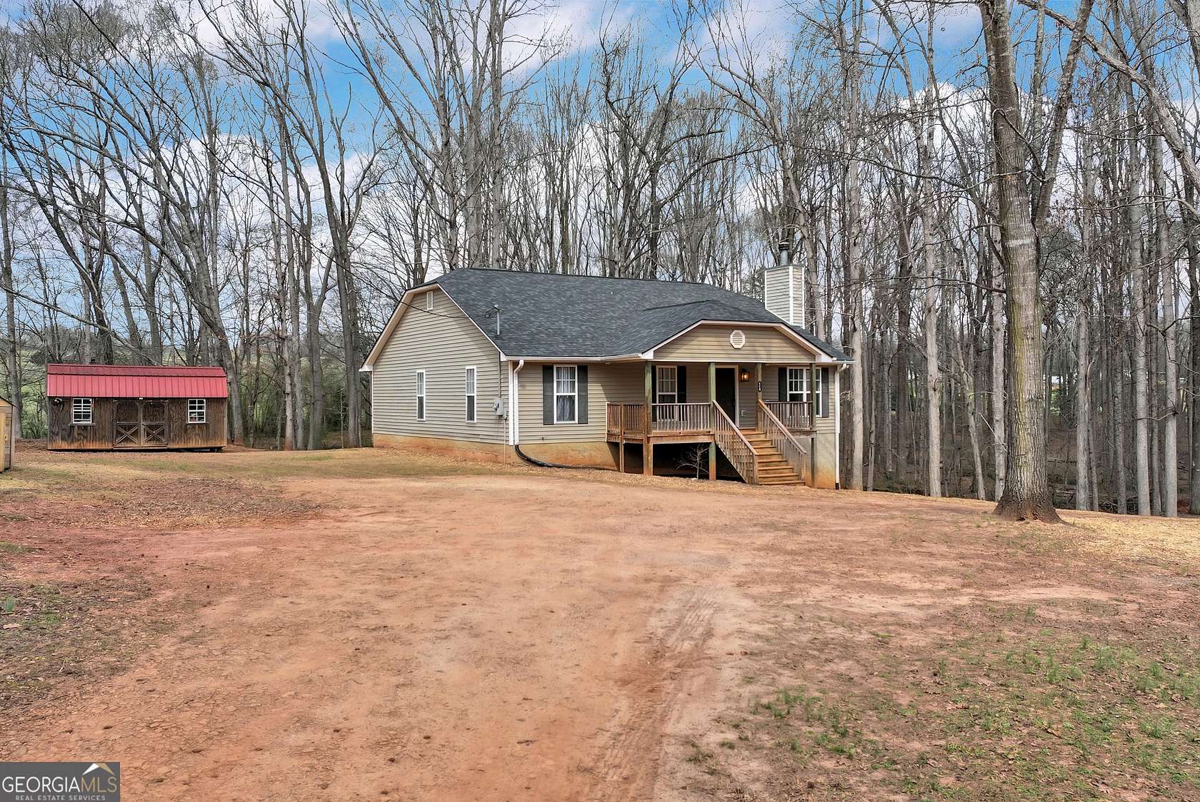 5.4 Acres of Land with Home for Sale in Danielsville, Georgia