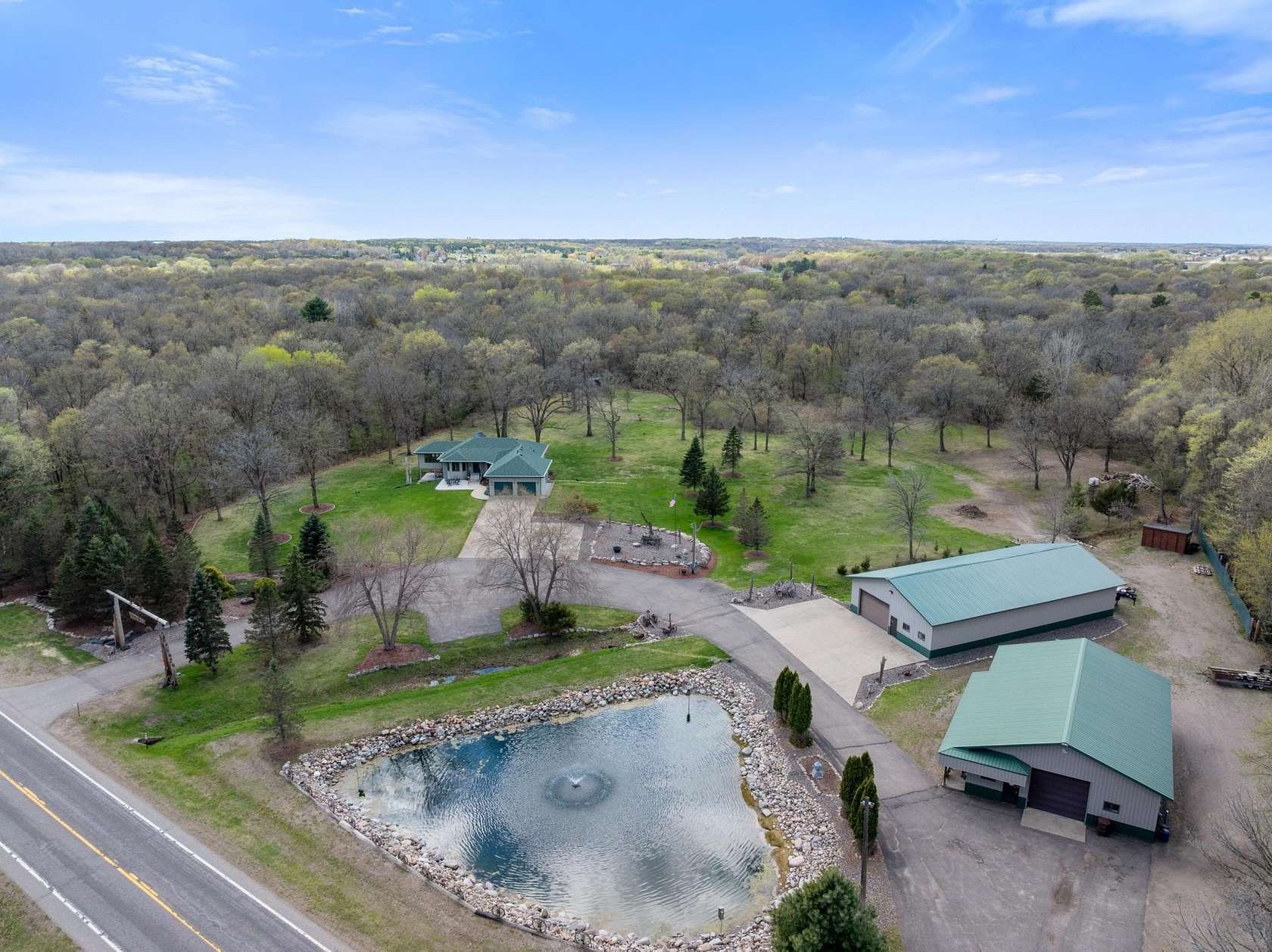 5.68 Acres of Land with Home for Sale in Elk River, Minnesota
