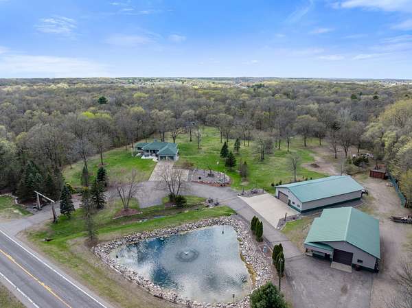 5.68 Acres of Land with Home for Sale in Elk River, Minnesota