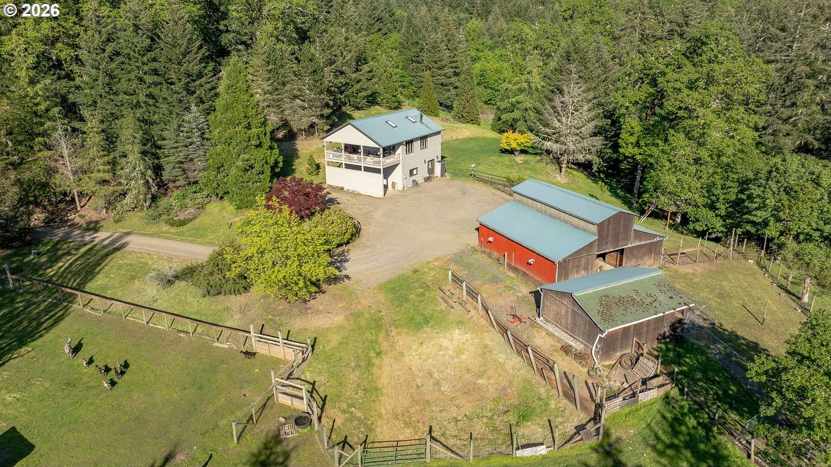 11.4 Acres of Land with Home for Sale in McMinnville, Oregon