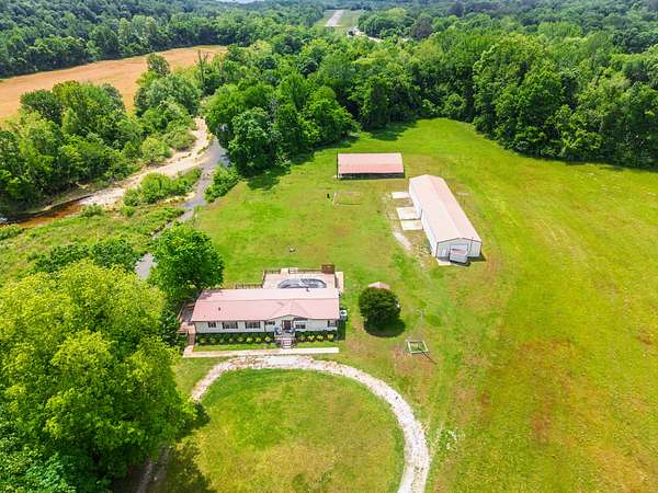107 Acres of Recreational Land with Home for Sale in Stewart, Tennessee