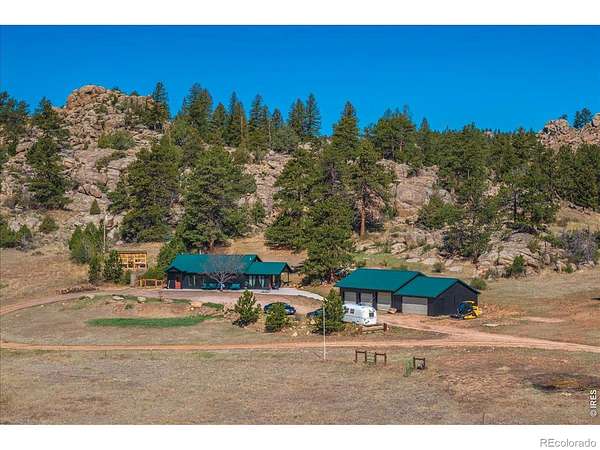 16.3 Acres of Land with Home for Sale in Livermore, Colorado