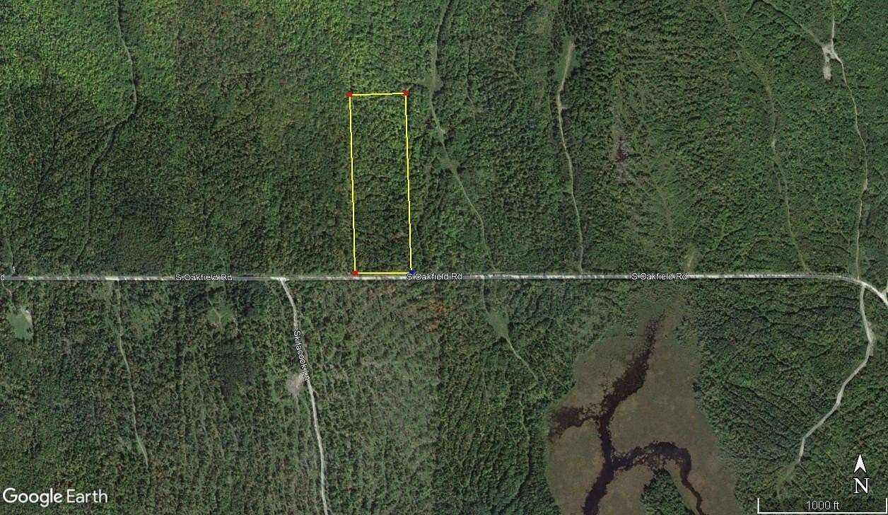 13.7 Acres of Land for Sale in Oakfield, Maine