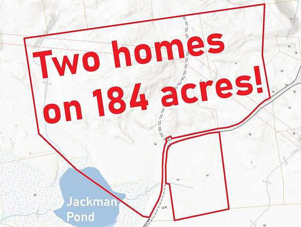 184 Acres of Land with Home for Sale in Tamworth, New Hampshire