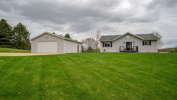 20 Acres of Land with Home for Sale in Elk Mound, Wisconsin
