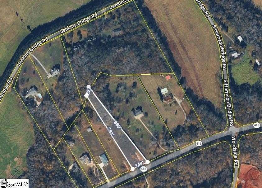 2.26 Acres of Residential Land for Sale in Simpsonville, South Carolina