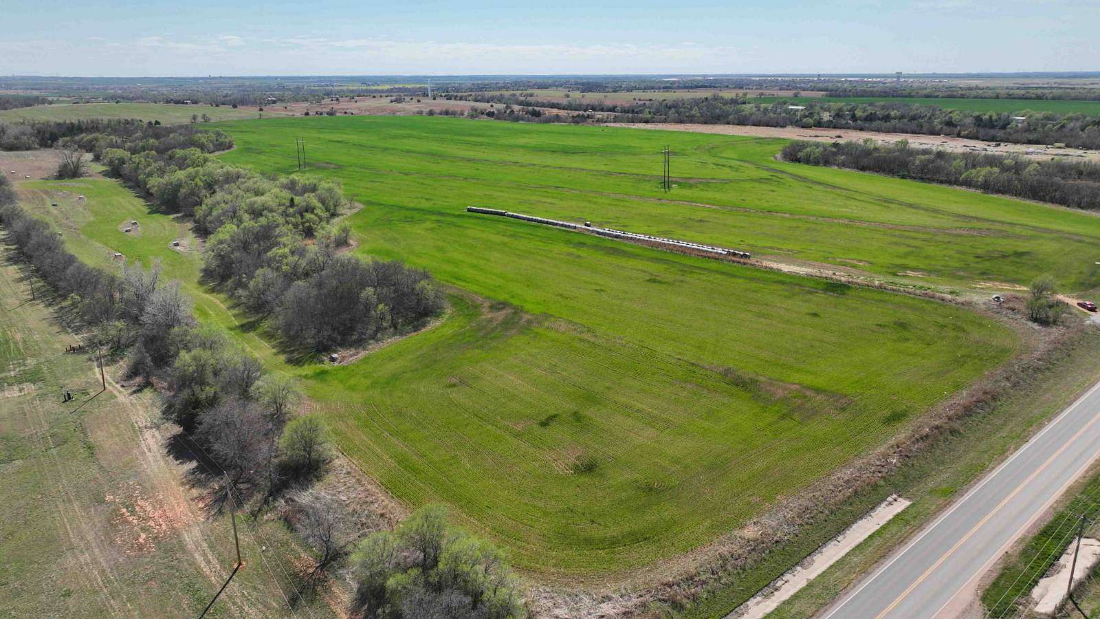 90 Acres of Agricultural & Residential Land for Sale in Enid, Oklahoma