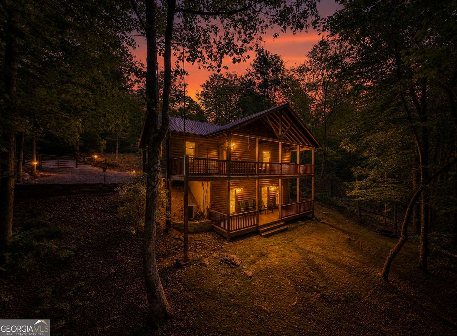 1.5 Acres of Land with Home for Sale in Mineral Bluff, Georgia