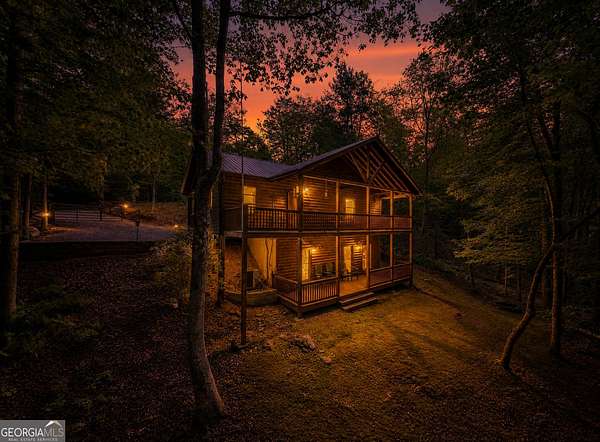 1.5 Acres of Land with Home for Sale in Mineral Bluff, Georgia