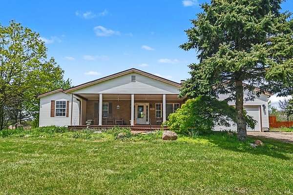 10.8 Acres of Recreational Land with Home for Sale in Mansfield, Ohio