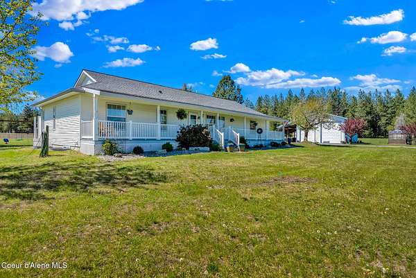 6.25 Acres of Land with Home for Sale in Athol, Idaho