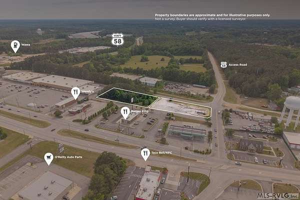 2.47 Acres of Commercial Land for Sale in South Hill, Virginia
