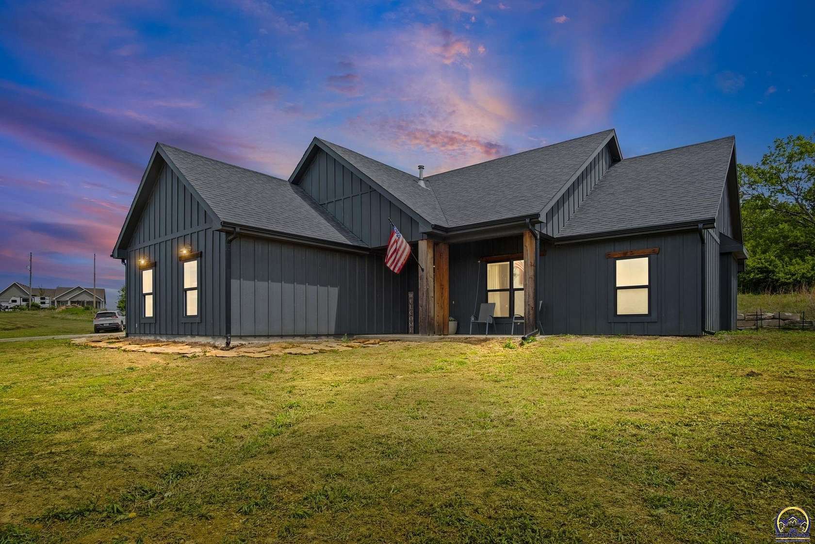 8.58 Acres of Land with Home for Sale in Tecumseh, Kansas