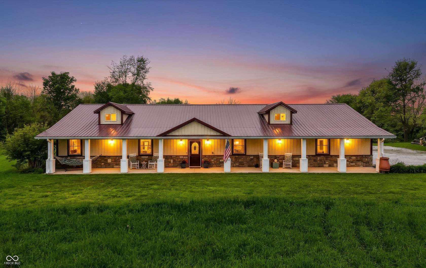5.45 Acres of Land with Home for Sale in Atlanta, Indiana