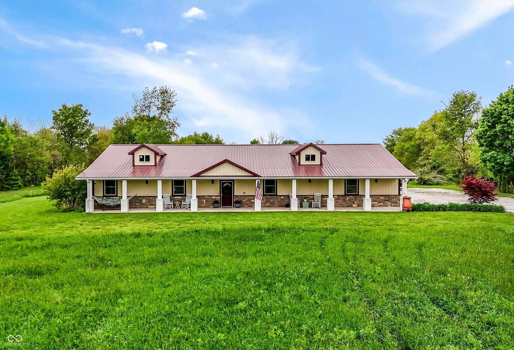 5.45 Acres of Land with Home for Sale in Atlanta, Indiana