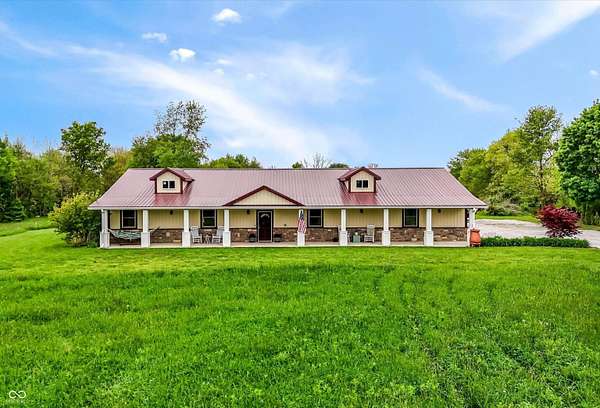 5.45 Acres of Land with Home for Sale in Atlanta, Indiana